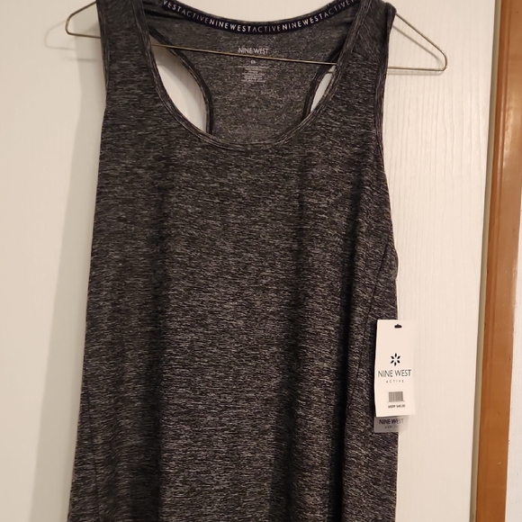 Nine West Charcoal Women's Tank Top - New With Tags - Picture 1 of 5